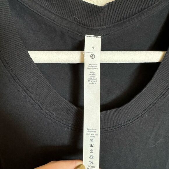 Lululemon All Yours Tank Maxi Dress Size 4 in black - Picture 5 of 8